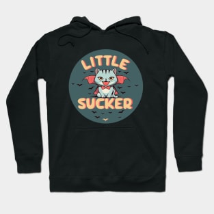 cute dracula cat - little sucker Hoodie